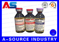 زجاجة زجاج الدوائي تسميات تسمية المنتج الطباعة مخصص تصميم SGS، ISO 9001