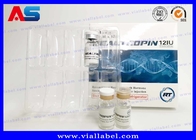 طباعة تصميم صيدلاني Somatropina Hcg 2ml Vial Box Packaging with Label