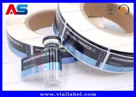 Holographic 10ml Vial Labels and Boxes علامة تجارية مخصصة لطباعة الزجاجات