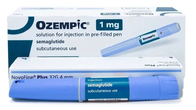 علبة التعبئة الصيدلانية لقلم Semaglutide للحقن مع أوراق داخل العلبة