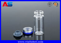 الصيدلانية القوارير الزجاجية الصغيرة 2ml 5ml 8ml 10ml 15ml 20ml الزجاجية الزجاجية مع المطاط والبلاستيك القمامة الزجاجية الصغيرة