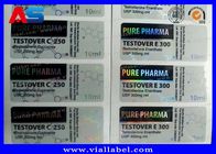 الأدوية الصيدلانية مخصص فيال ملصق PET / PVC CMYK