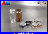 10ML Bio CMYK طباعة زجاجات صيدلية زجاجية مع أغطية ISO19001-2008 المعتمدة