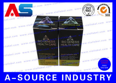 فضة التركيب 10ml أقراص القوارير للزجاجات الزجاجية تحريك هولوغرام الطب الصيدلانية صناديق التعبئة والتغليف