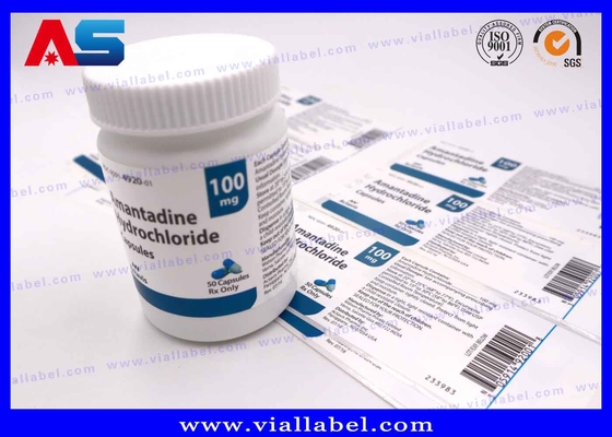 طباعة RAD-140 الأقراص العلامة الزجاجة عادة حبوب منع الحمل الزجاجة الملصق مصنع الطباعة