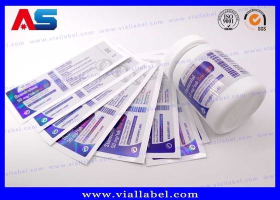 طباعة RAD-140 الأقراص العلامة الزجاجة عادة حبوب منع الحمل الزجاجة الملصق مصنع الطباعة