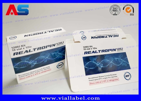 التصميم الصيدلاني الطباعة سوماتروبينا Hcg 2ml القارورة علبة علبة مع العلامة