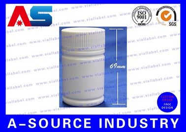 الطب 50ML بلاستيك زجاجات حبة 69MM 38MM التل البلاستيك على نطاق واسع حاويات حبوب منع الحمل