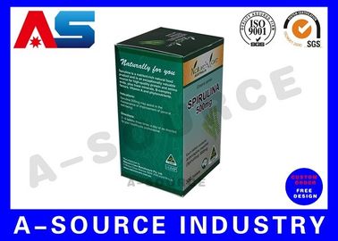 كابسولات Packaging box Glossy Finish دوائي Packaging Box / Medicine Paper Box For Pill Bottle (صندوق تعبئة كبسولات)