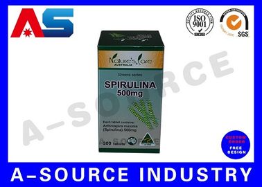 كابسولات Packaging box Glossy Finish دوائي Packaging Box / Medicine Paper Box For Pill Bottle (صندوق تعبئة كبسولات)
