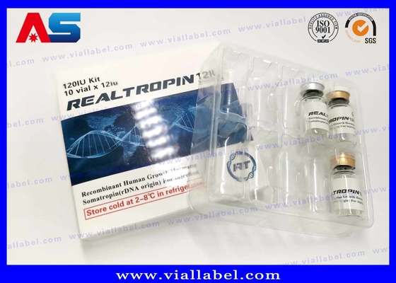 2ML / 3mL / 5mL / 10mL التعبئة والتغليف Hcg الورقية مربع العلامة والبثور البلاستيكية المصنوعة خصيصا