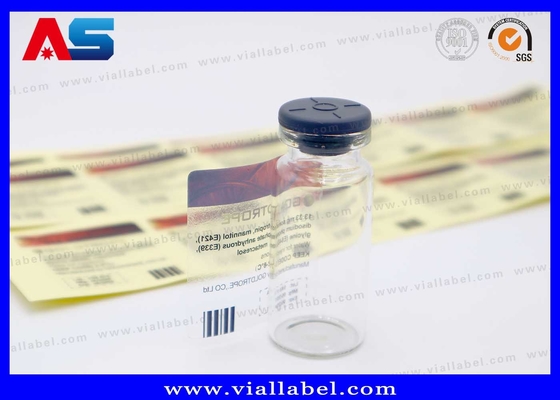 اقتصادية شفافة 10ml زجاجة ملصقات واضحة 10ml قنينة ملصقات تصميم مخصص الطباعة