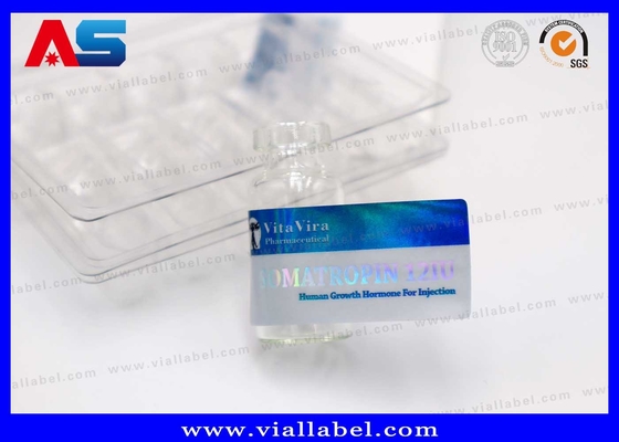 زجاجة صغيرة Hcg ملصق 2ml ملصق القارورة الملصق الأزرق