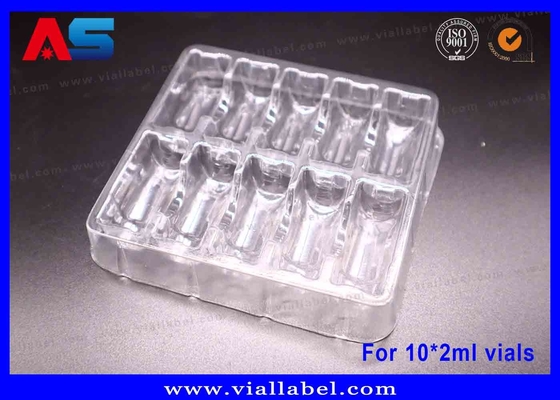 55um PET عبوة شفافة لبثور 10 × 2ml أقراص      جاهزة للشحن ، دائمة ، صديقة للبيئة ، مباشرة من المصنع