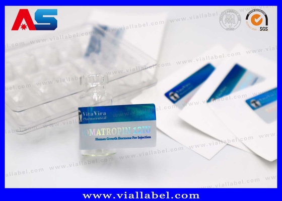 ملصقات قنينة الببتيدات الدائمة لحاويات 2 مل مع رسم مخصص خدمة التصميم المجانية MOQ 100pcs