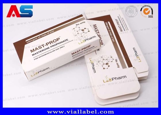 علبة تخزين الببتيدات المخصصة لمعلبات 2x2ml ، علبة تعبئة الببتيدات المتميزة الطباعة المخصصة