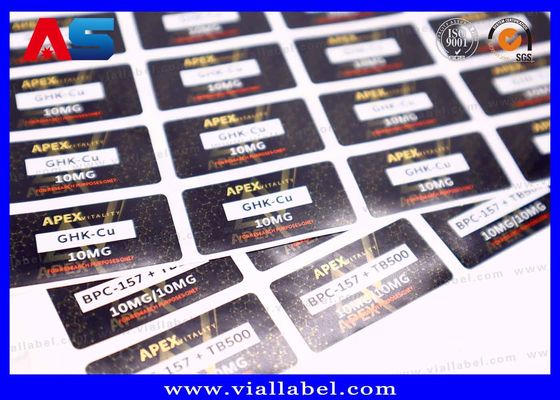 NAD+ Holographic Laser Small Labels , 5ml Peptide Paper Labels Printing With Free Design