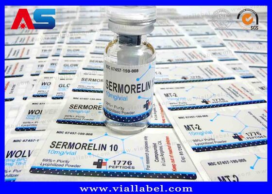 Custom Design Peptide Vial Label Customizable Label Colors for Customized BPC Labeling Solutions