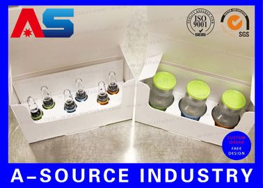 طباعة هولوغرامية مخصصة 2ml قنينة تخزين قنينة من الببتيدات BPC مع 10 × 2ml وعاء بلاستيكي