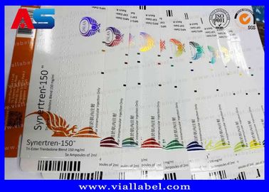 ماء المغلفة ورقة 10ML فيال صناديق التيستوستيرون سيبيونات للتغليف الدوائية