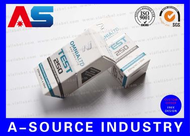 فضة التركيب 10ml أقراص القوارير للزجاجات الزجاجية تحريك هولوغرام الطب الصيدلانية صناديق التعبئة والتغليف