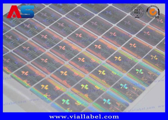 طابعة هولوغرام 2D كبيرة خالية مخصصة ملصقات هولوغرافية 20 × 20 مم