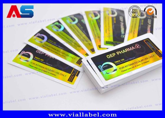 لـ Boldenene Undecylenate Vial 10ml ملصقات هولوغرامية مخصصة ملصق قوي 10ml ملصق ملصق مع تأثير ليزر هولوغرامي