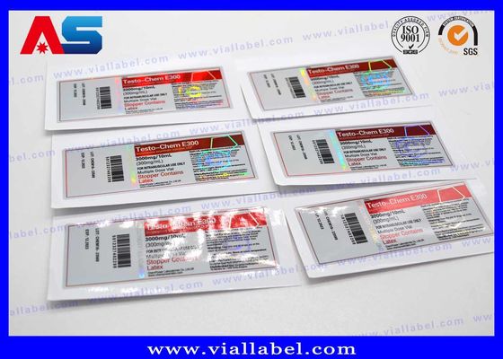 الصيدلانية هولوغرام HCG الحقن الزجاجية القارورة الملصقات لبيتيدات العبوة الملصقات