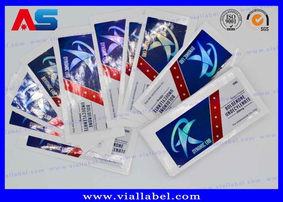 الصيدلانية هولوغرام HCG الحقن الزجاجية القارورة الملصقات لبيتيدات العبوة الملصقات