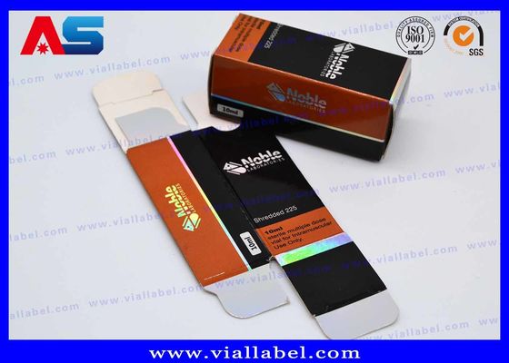 طباعة ورقية ذهبية 250 غرام ورق زجاجة الدواء مربع للببتيد CJC 1295 10ml أقراص