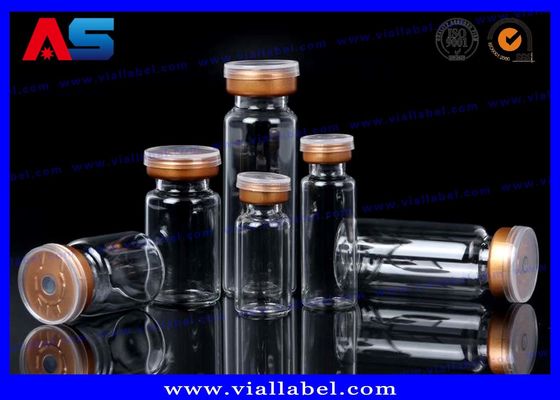 المختبر المفاعل زجاجة زجاجية 3ml مع غطاء والغطاء البلاستيكي 100pcs / شريحة قنينة زجاجية