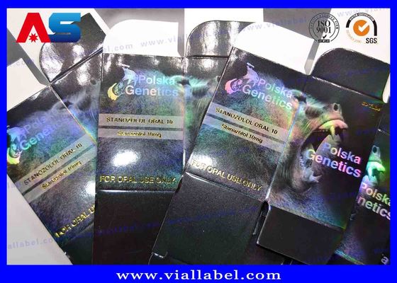 الصناديق الصيدلانية المخصصة طباعة ورقية ذهبية الصندوق الزجاجة قطرة 20 مل