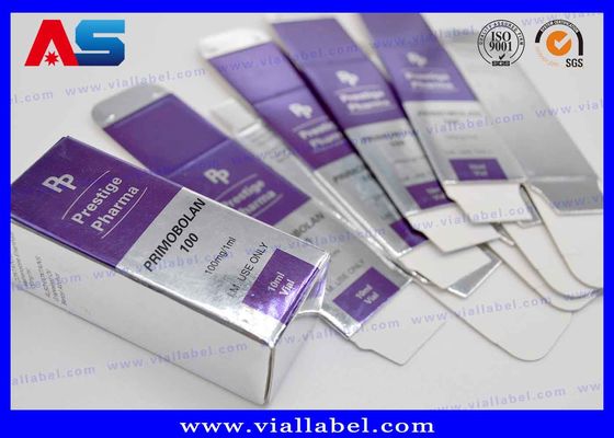 Muscledevelop Silver Foil Embossed 10ml Vial Storage Box من الحقن المنشطات Meditech Muscle Growth