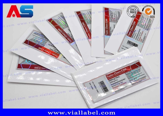 تسميات لاصق 10ML فيال مخصص مطبوعة تسميات 23 * 60 مم لزجاجات الطب