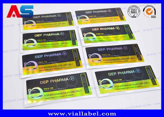ماء 10ML فيال التسميات 4C اللون كاملة للحصول على الأدوية الستيرويدية