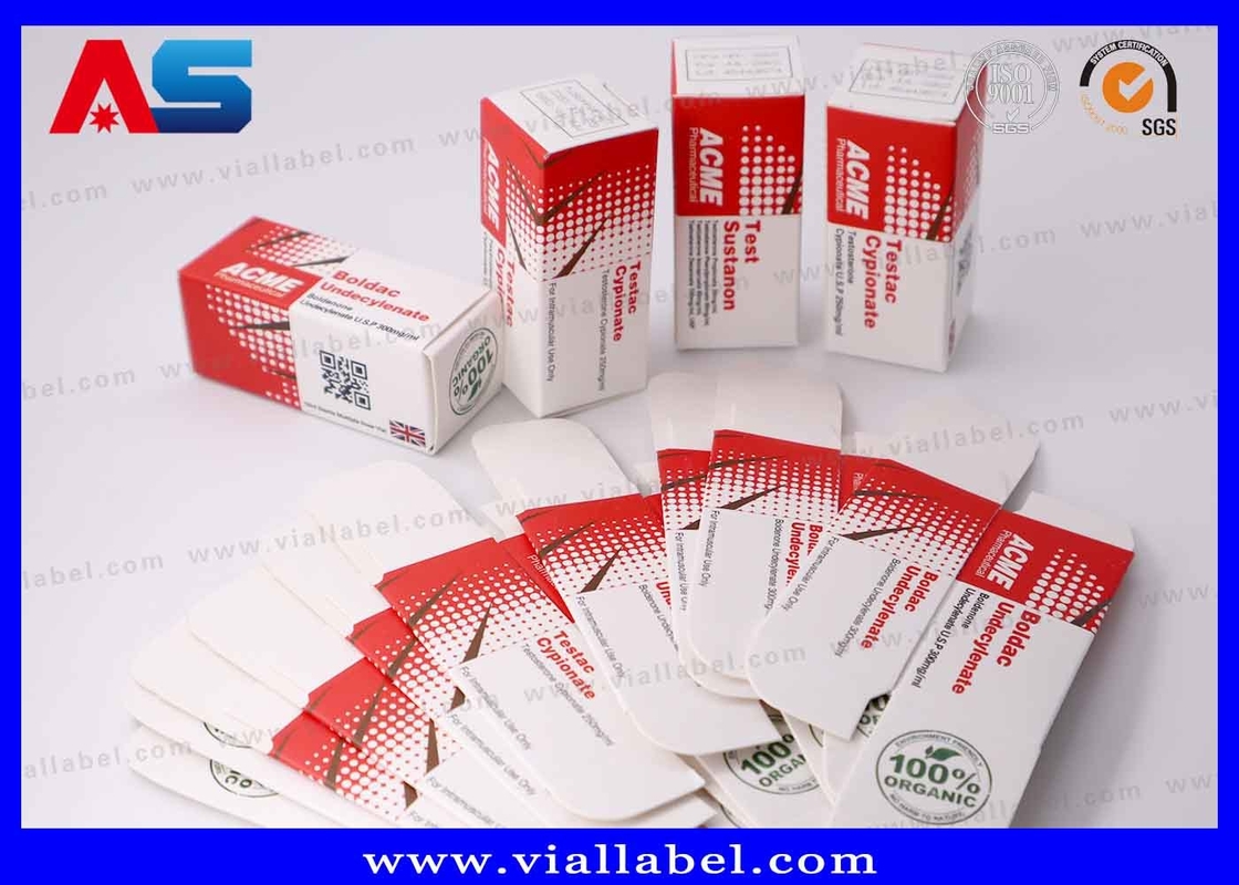 بطاقة Hcg ذات جودة عالية القارورة الصغيرة والطباعة الصندوقية، حزمة الورق الببتيدية