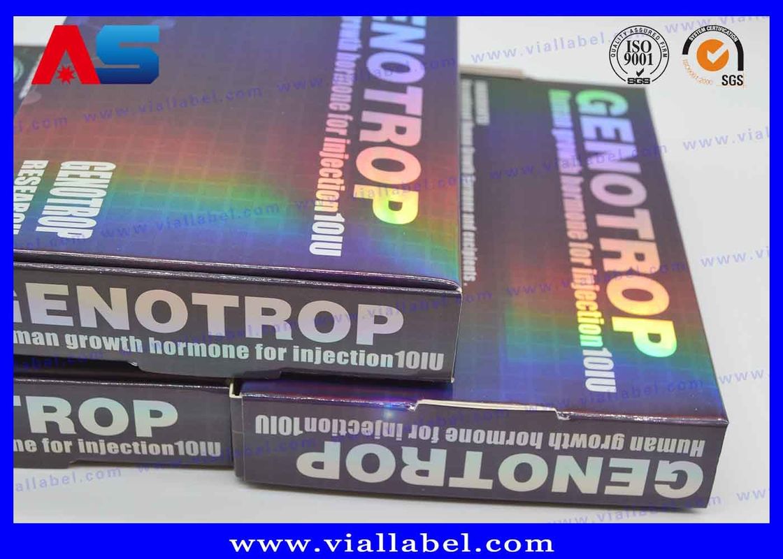 طباعة هولوغرامية مخصصة 2ml قنينة تخزين قنينة من الببتيدات BPC مع 10 × 2ml وعاء بلاستيكي