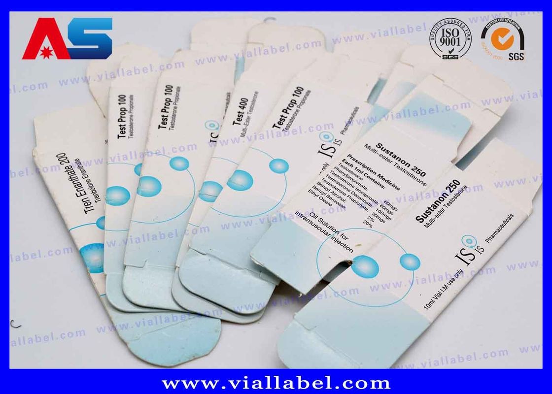 علبة تخزين القارورة الهولوجرامية المخصصة طباعة علب القارورة 10 مل وتغليف / صناديق التغليف الصغيرة