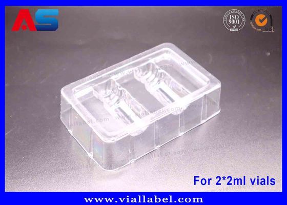 عبوات فقاعية لزجاجات 2 مل لـ peptides / Hcg، فقاعات تغليف، سمك 50 ميكرومتر، عبوات شفافة