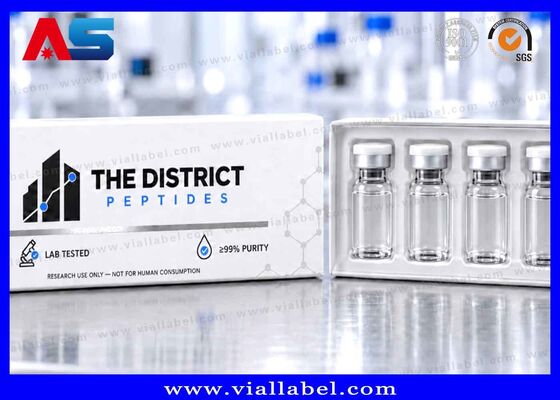 تغليف قنينة الببتيد المطبوعة حسب الطلب - صلبة أو قابلة للطي، جاهزة للسوق في الولايات المتحدة والاتحاد الأوروبي