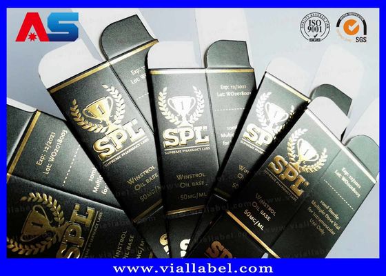 أقراص وينسترول ورق مربع مربع الطباعة ختم رقائق جويد منقوشة / صندوق حبوب الدواء المخصص