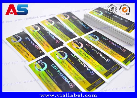 الستيرويد الدوائية 10ML فيال تسميات الطباعة 4C اللون الكامل للماء