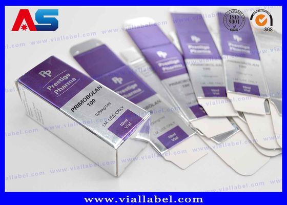 علم التناسل 10ml صناديق القارورة / صناديق تعبئة دواء الببتيدات للقوارير الزجاجية صناديق مطبوعة مخصصة